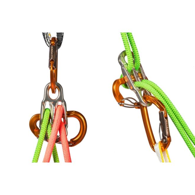 Grivel Scream abseilplatte klettern