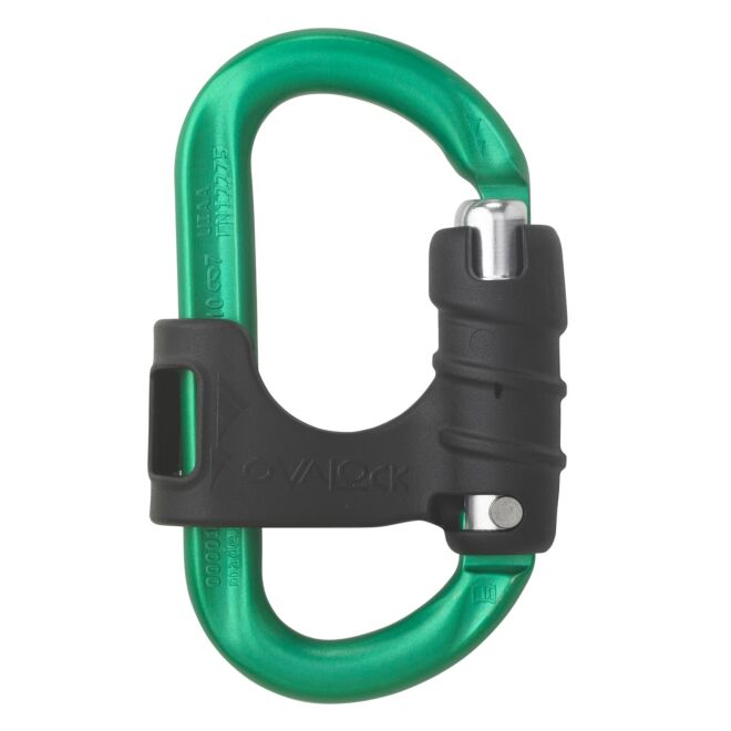 AustriAlpin OvaLock ovaler Karabiner mit Hebel zum Klettern