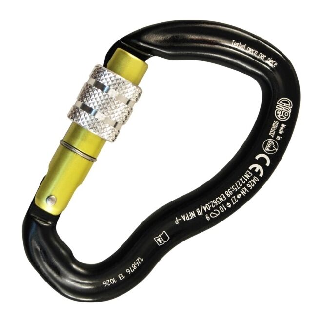 Kong Ergo Screw Sleeve Kletterkarabiner mit Schraubverschluss