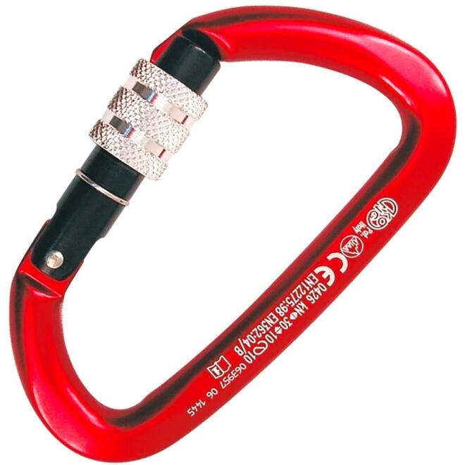 Kong Guide Kletterkarabiner mit Schraubverschluss