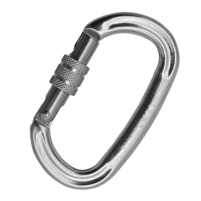 Kong Ovalone Alu ovalkarabiner mit Schraubverschluss arrampicata