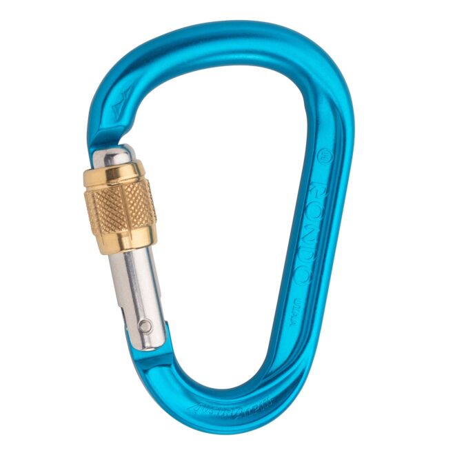 AustriAlpin HMS Rondo karabiner mit messingverschluss