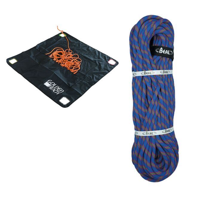Oliunìd Kit Lampo 9.7 mm + Golden Rock Rope Tarp Seiltrageplane