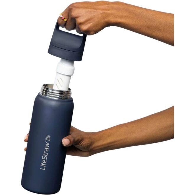LifeStraw Go Series Stainless Steel 500 ml Wasserflasche mit Filter