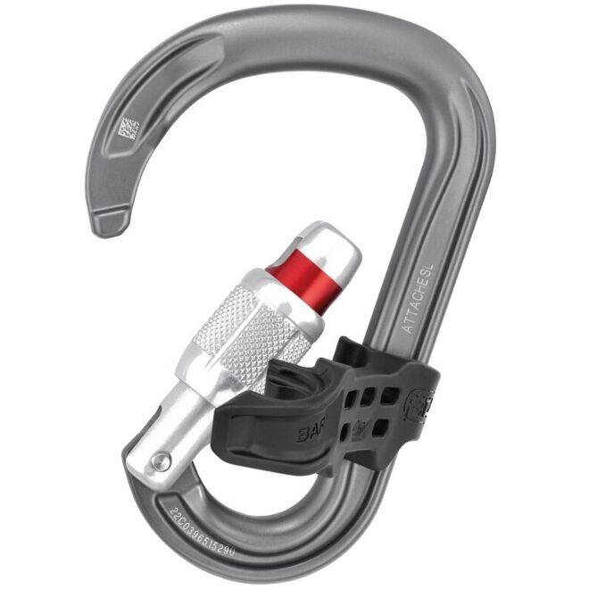 Petzl Attache Bar Kletterkarabiner mit Schraubverschluss