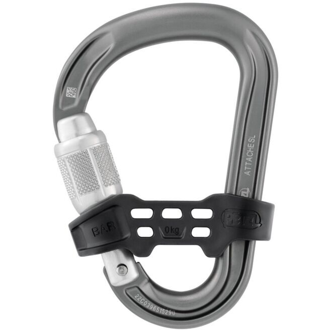 Petzl Attache Bar Kletterkarabiner mit Schraubverschluss