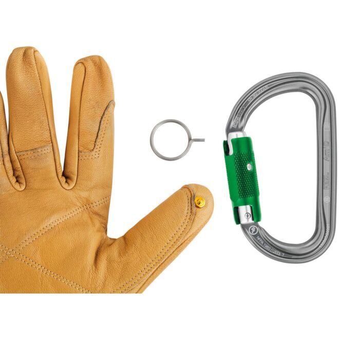 Petzl Am'd Pin-Lock unlockable carabiner