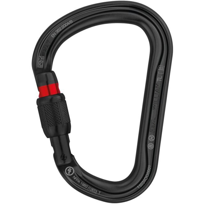 Petzl William karabiner mit schraubverschluss