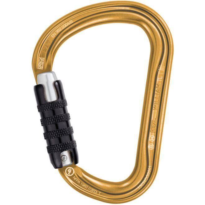 Petzl William Triact Lock karabiner mit automatischer Verriegelung klettern