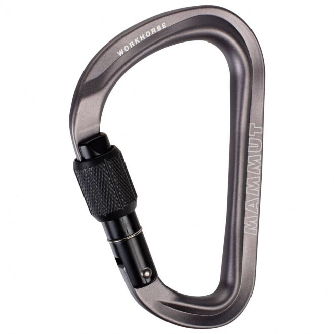 Mammut Workhorse HMS Screwgate karabiner mit Schraubverschluss klettern