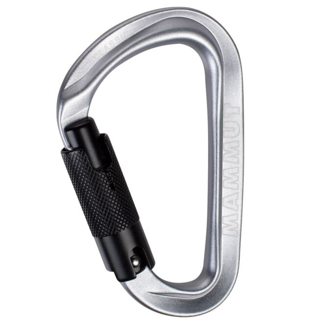 Mammut Classic HMS Twist Lock Plus dreifach beweglicher Karabiner zum Klettern