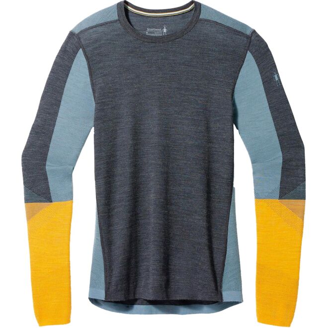 Smartwool Men's Intraknit Thermal Merino Base Layer Colorblock Crew thermisches Langarmshirt für Herren