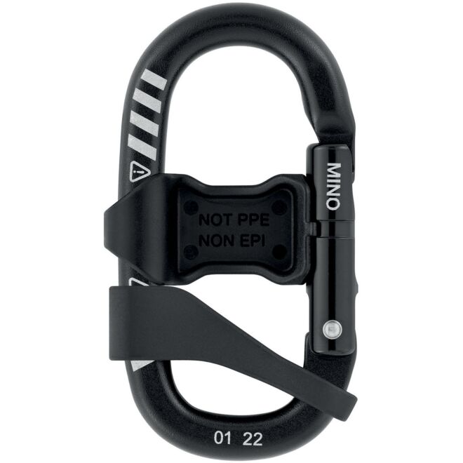 Petzl Mino mit Zubehör Materialkarabiner