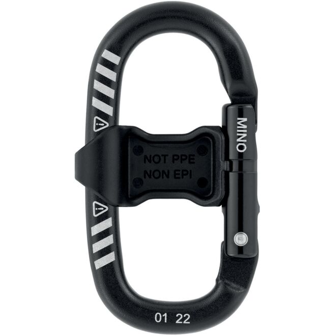 Petzl Mino mit Zubehör Materialkarabiner