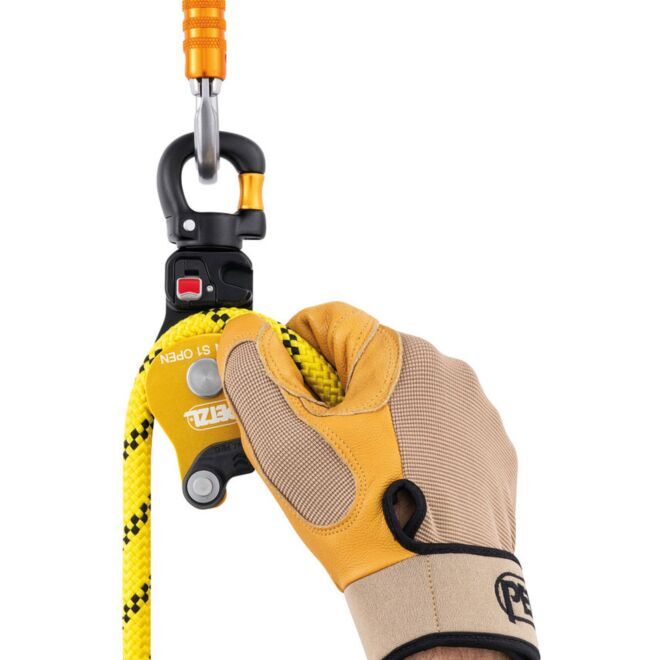 Petzl Spin S1 Open einfache Seilrolle für Arbeiten in der Höhe