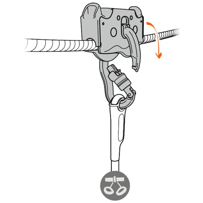 Petzl Trac Guide (Pack of 5) doppelte Kletterrolle