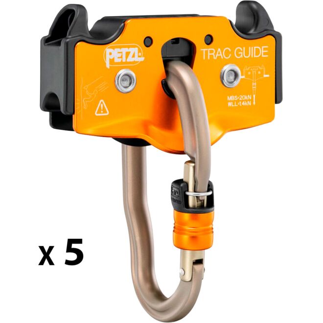 Petzl Trac Guide (Pack of 5) doppelte Kletterrolle