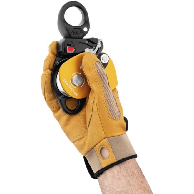 Petzl Pro Traxion blockierende Rolle zum Klettern