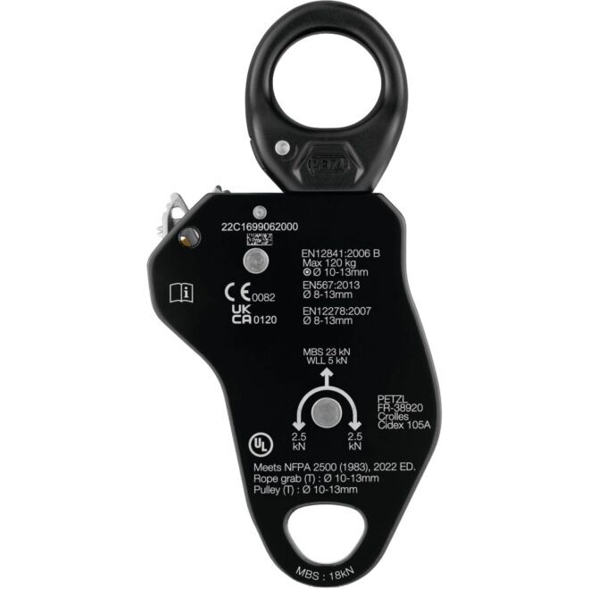 Petzl Pro Traxion blockierende Rolle zum Klettern