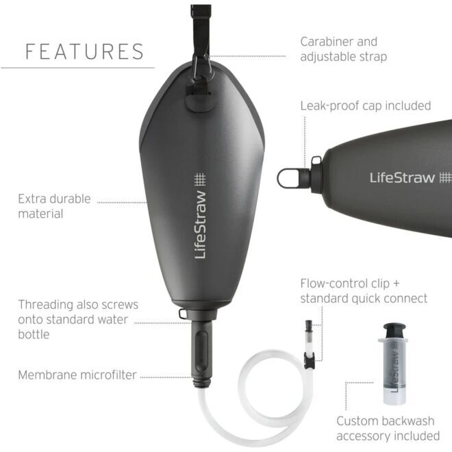 LifeStraw Peak Series Gravity Filter System 3l Wasseraufbereitungssystem