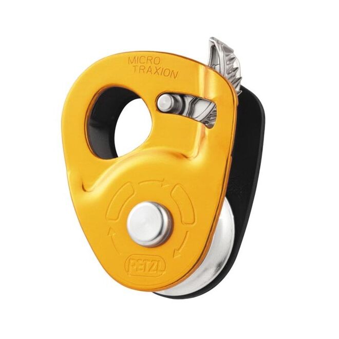 Petzl Micro Traxion ultraleichte blockierende Rolle
