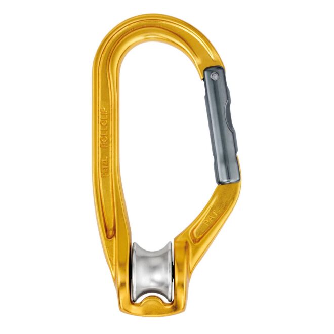 Petzl Rollclip A Karrabiner mit geradem Hebel für Arbeiten in der Höhe