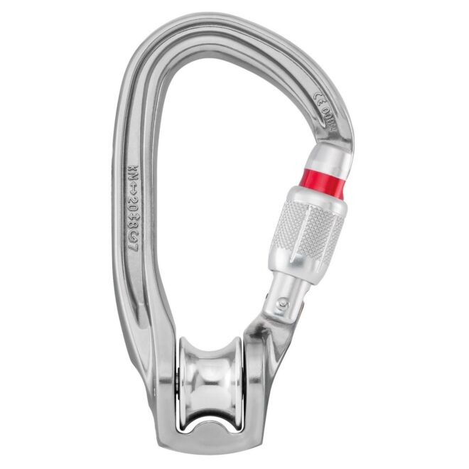Petzl Rollclip Z karabiner mit schraubverschluss für arbeiten in der höhe