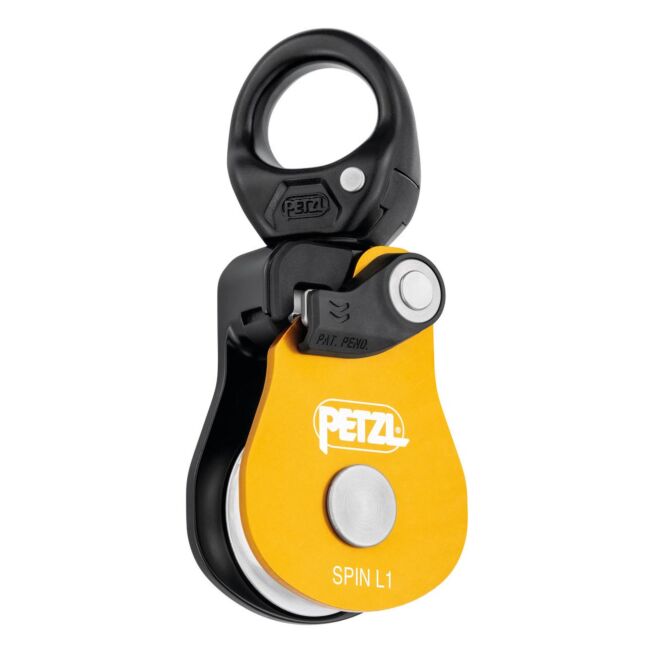 Petzl Spin L1-Yellow einfache Flaschenzug für Arbeiten in der Höhe
