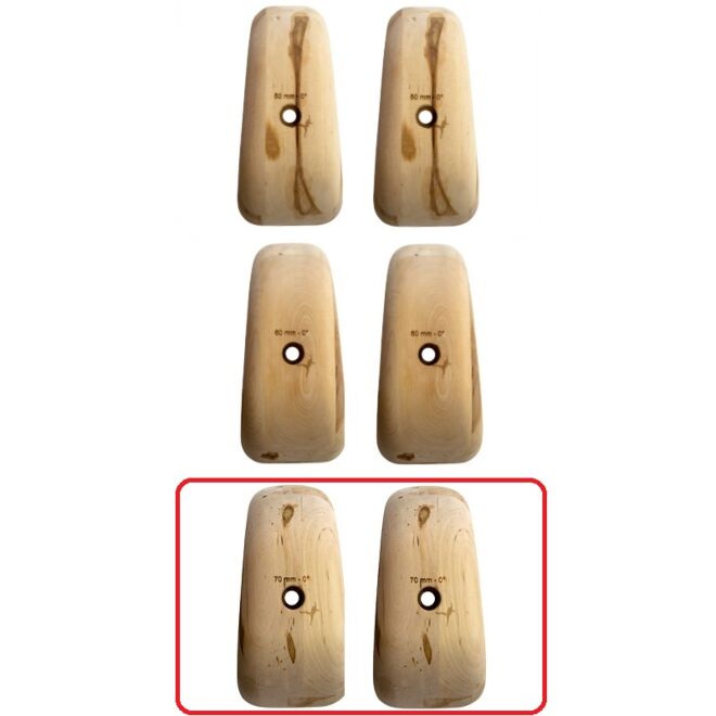 Metolius Wood Grips Pinch 0° set 6 klettergriffe
