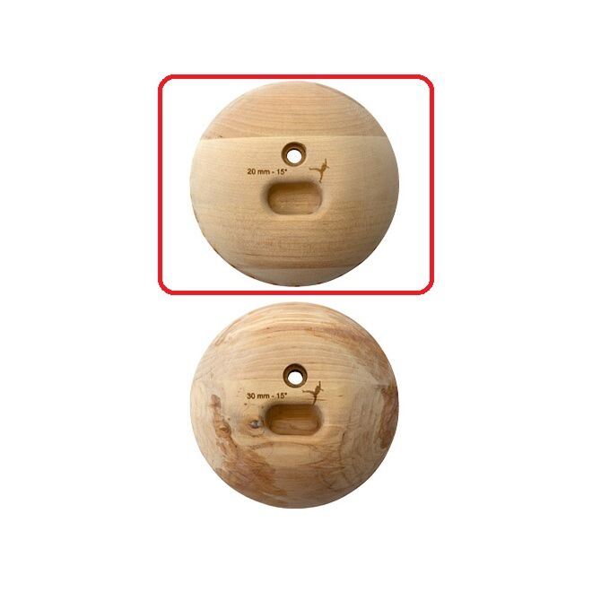 Metolius Wood Grips Pockets 15° set 6 Klettergriffe