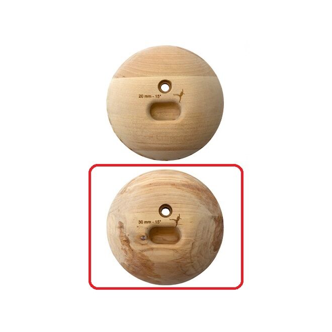 Metolius Wood Grips Pockets 15° set 6 Klettergriffe