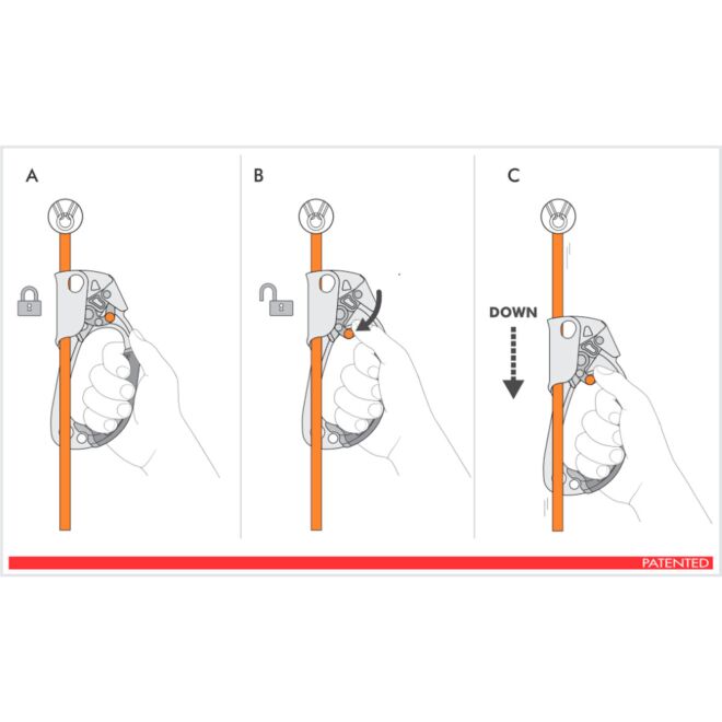 CT Climbing Technology Quick'Up + Update manuelle blockierende Seilhandgriff