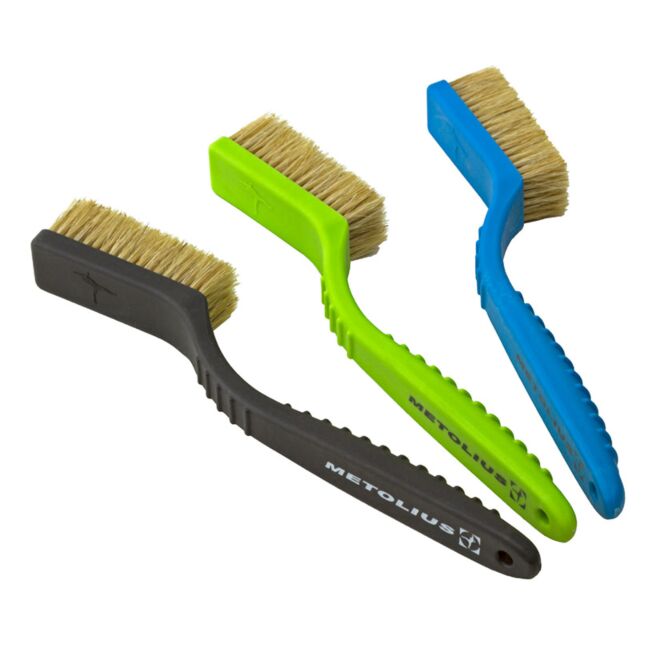 Metolius Razorback Boar's Hair Brush boulder climbing brush