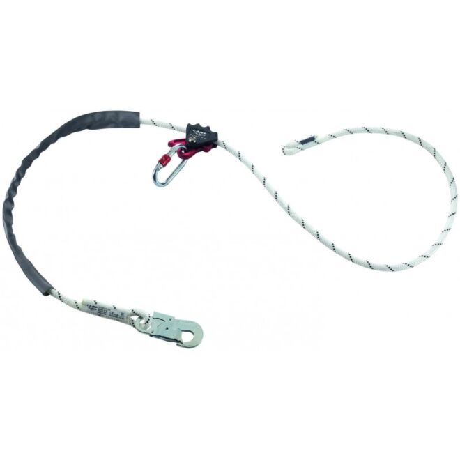 CAMP Rope Adjuster 0.5-2 m + 0981 + 0986 adjustable cord for work at height