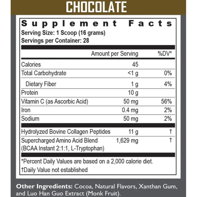 PhysiVantage Chocolate Supercharged Collagen Kollagen Ergänzung