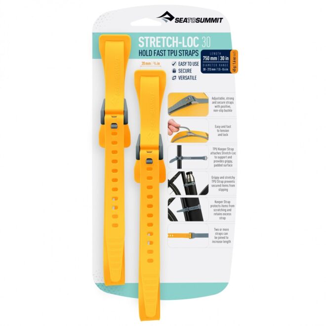 Sea To Summit Stretch-Loc 30 2-Pack TPU kompressionsriemen