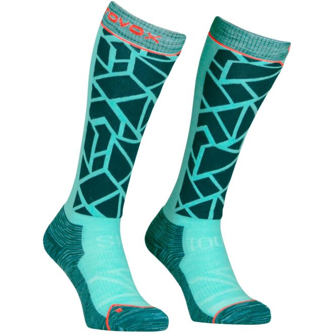 Ortovox Ski Tour Comp Long Socks W Damen Merino Wollsocken