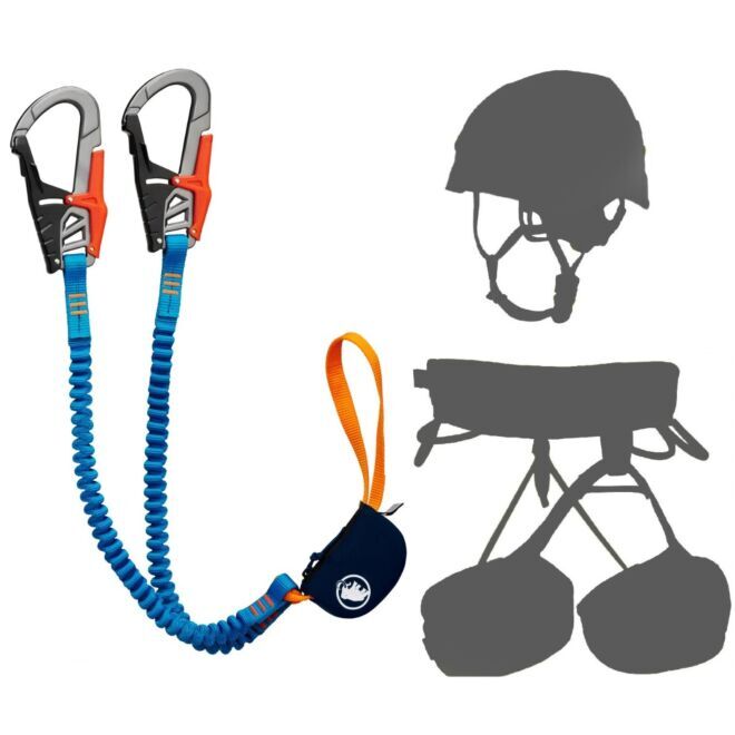 Oliunìd Deal Kit Mammut Skywalker Pro Klettersteigset + Helm und Gurt Klettersteigset