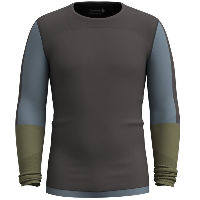 Smartwool Men's Intraknit Thermal Merino Base Layer Colorblock Crew thermisches Langarmshirt für Herren