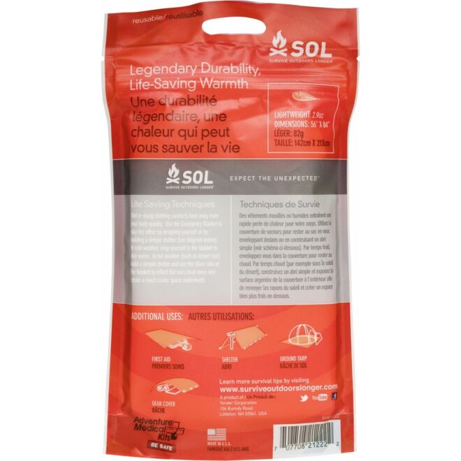 SOL Emergency Blanket Notfalldecke