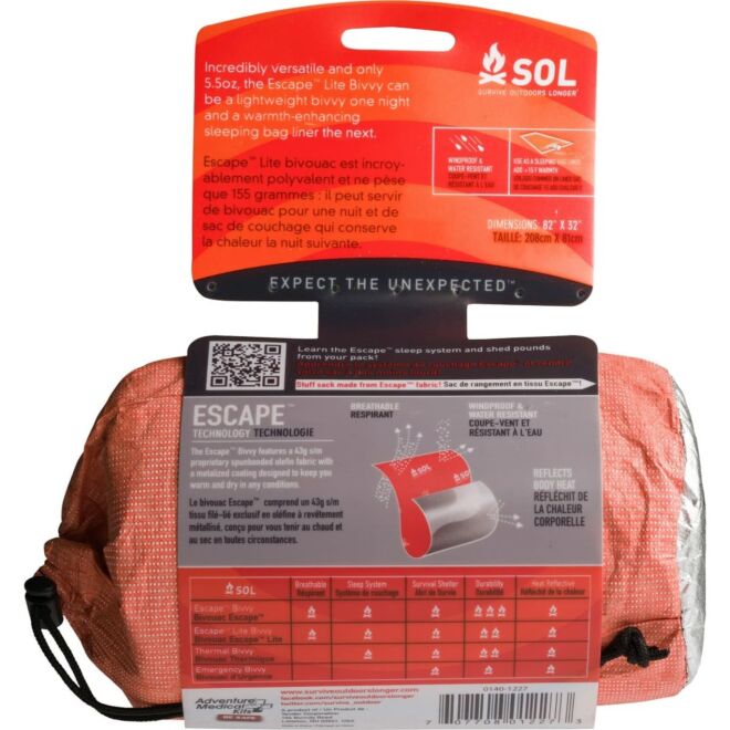 SOL Escape Lite Bivvy Notfallbiwak Sack