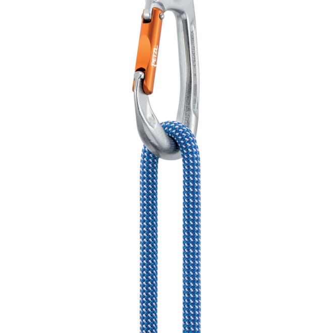 Petzl Tiptop Steel (Packung mit 10) Klettersteigkarabiner