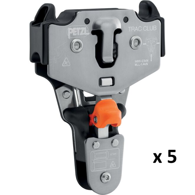 Petzl Trac Club (pack of 5) abenteuerpark rolle
