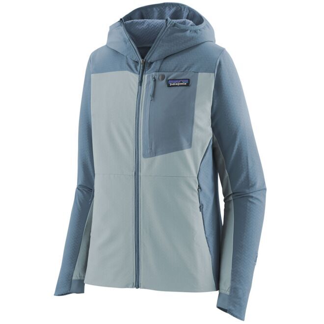 Patagonia W's R1 CrossStrata Hoody technische Fleecejacke Damen