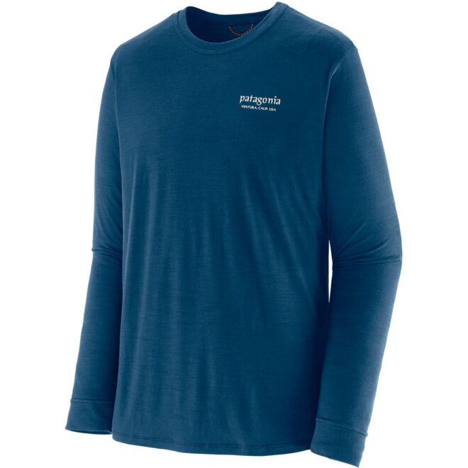 Patagonia M's L\/S Cap Cool Merino Blend Graphic Shirt Herren Langarm technische Hemd