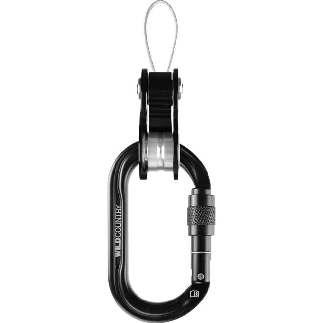 Wild Country Wild Oval Screwgate ovaler Karabiner mit Schraubverschluss Klettern