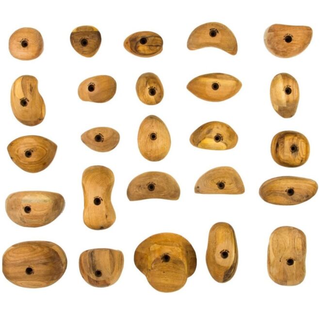 Metolius Wood Grips Pack 25 set 25 Klettergriffe