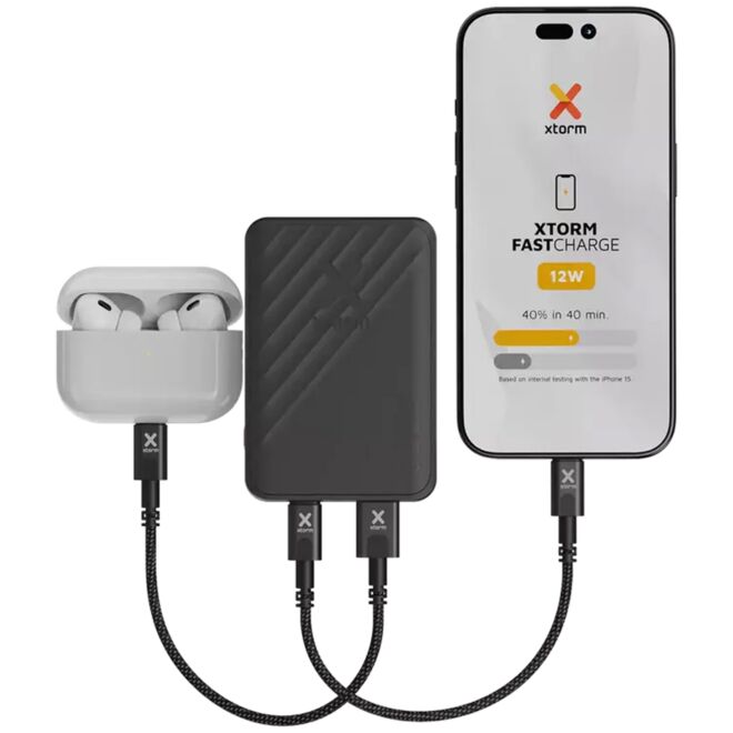 Xtorm Power Bank 12W Go2 - 5000 mAh tragbarer Ladegerät