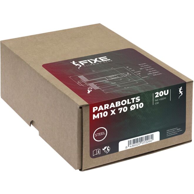 Fixe Box of M10 × 70 mm bolts expansionsbolzen 20-pack