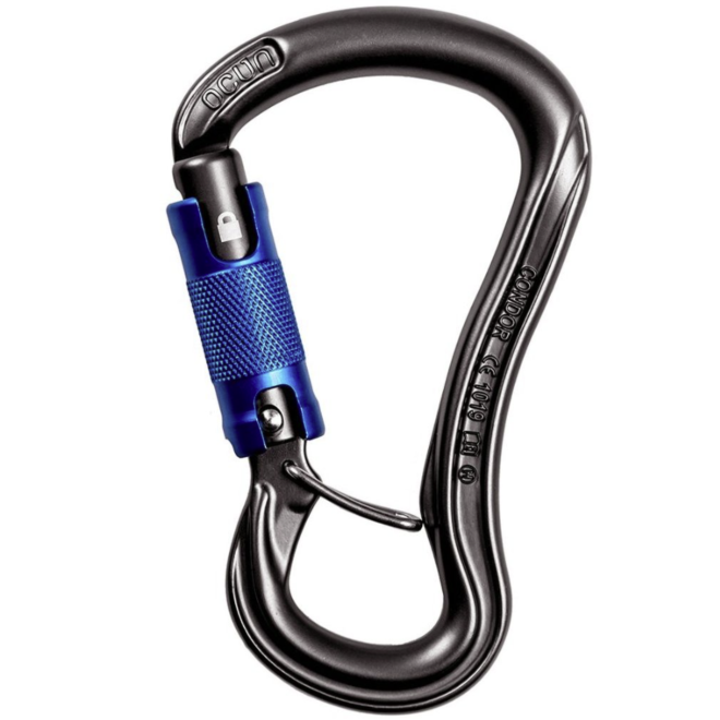 Petzl GriGri Sicherungsgerät und Kletterkarabiner